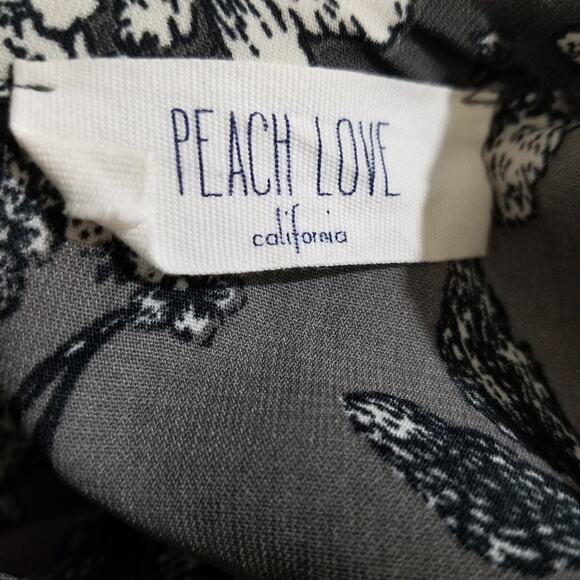 PEACH Love California floral top‎ size small - Picture 6 of 7